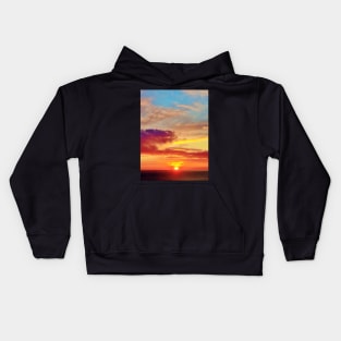 Beautiful Sunset in Greece Kids Hoodie